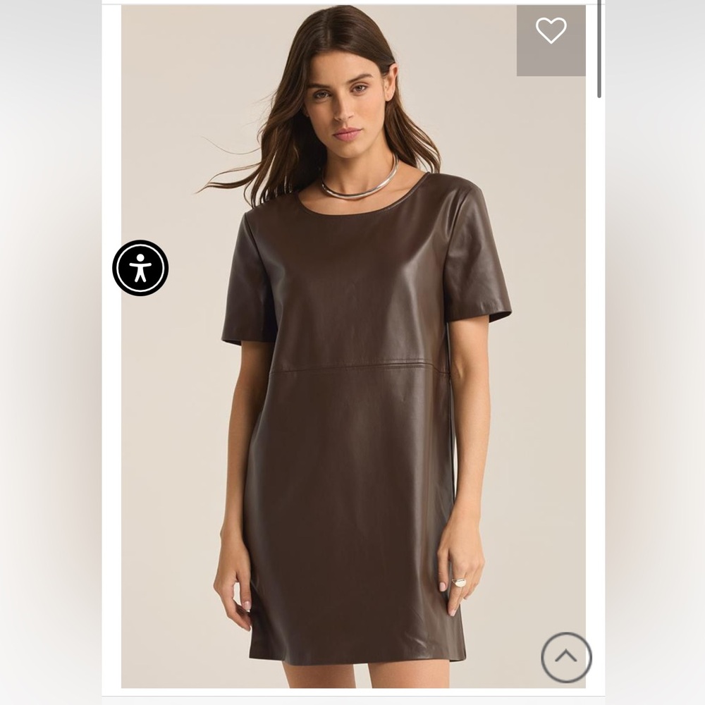Z Supply London Faux Leather Dress